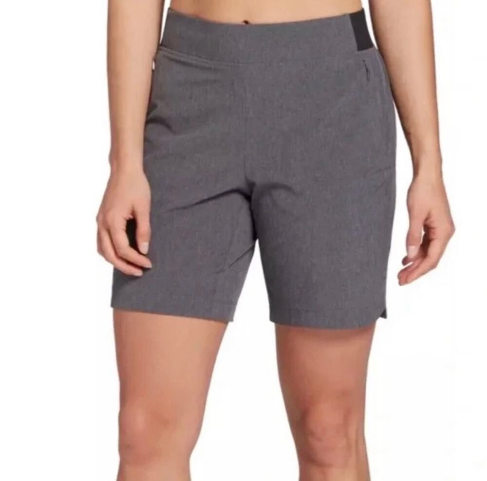 CALIA By Carrie Underwood Gray Anywhere Bermuda Shorts Stretch Athletic Medium